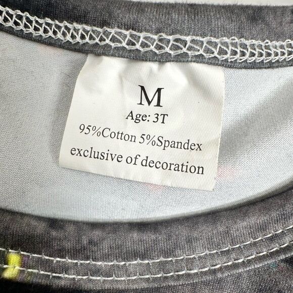 EUC Toddler Girls Colorful Halloween Print Twirl Dress - Size 3T - Picture 3 of 6